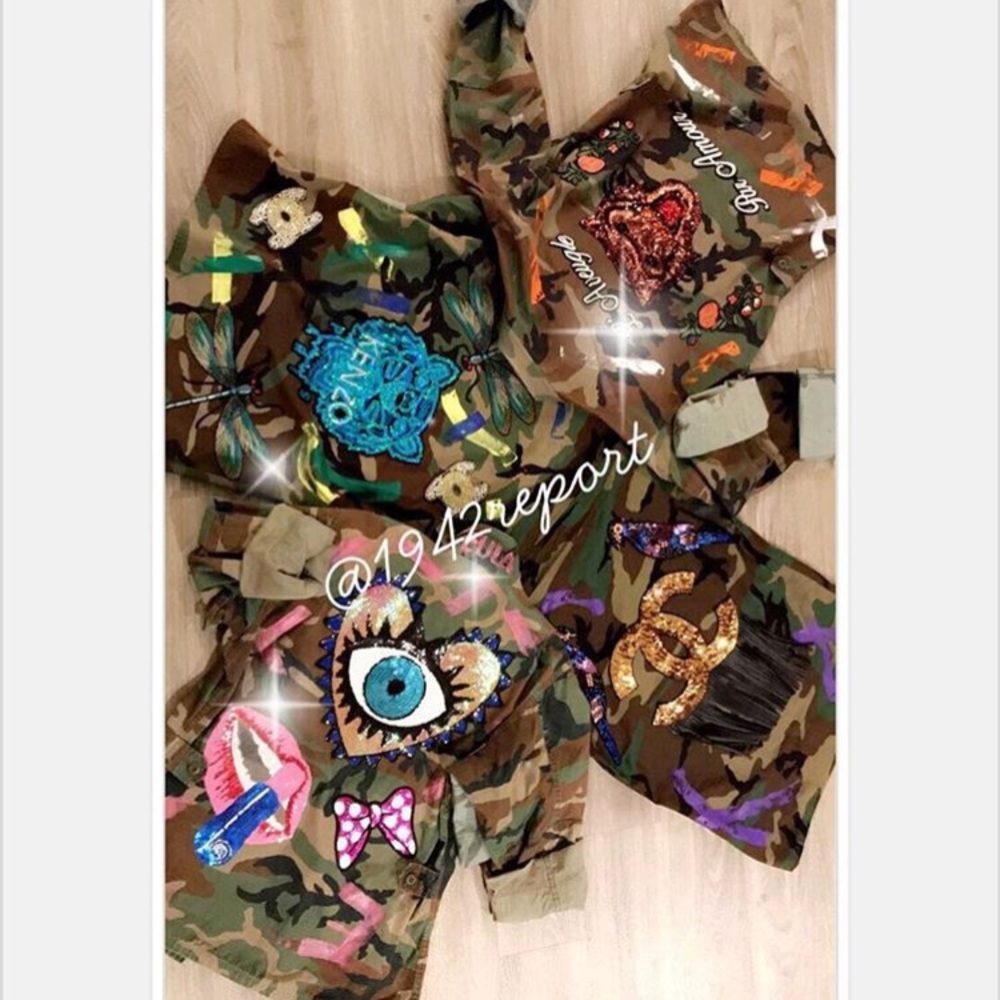 Custom camo jackets